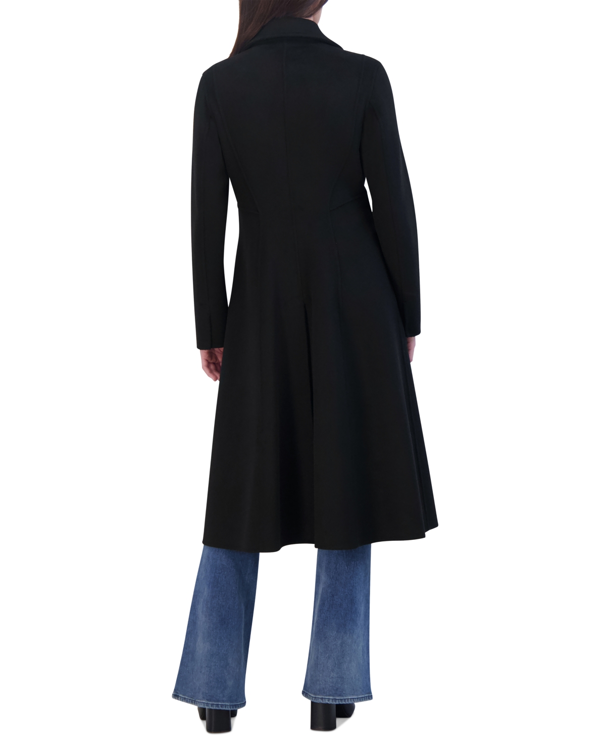 Tahari Women's Notched-Collar Side-Tie Wrap Coat