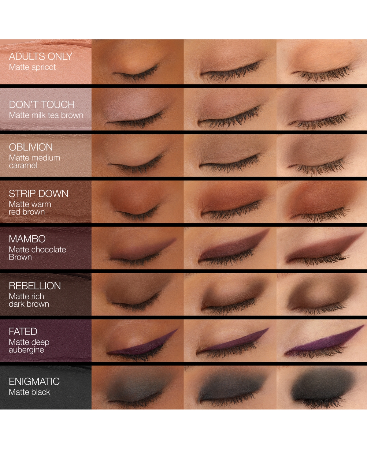 Nars Total Seduction Eyeshadow Stick In Don't Touch (matte Milk Tea Brown)