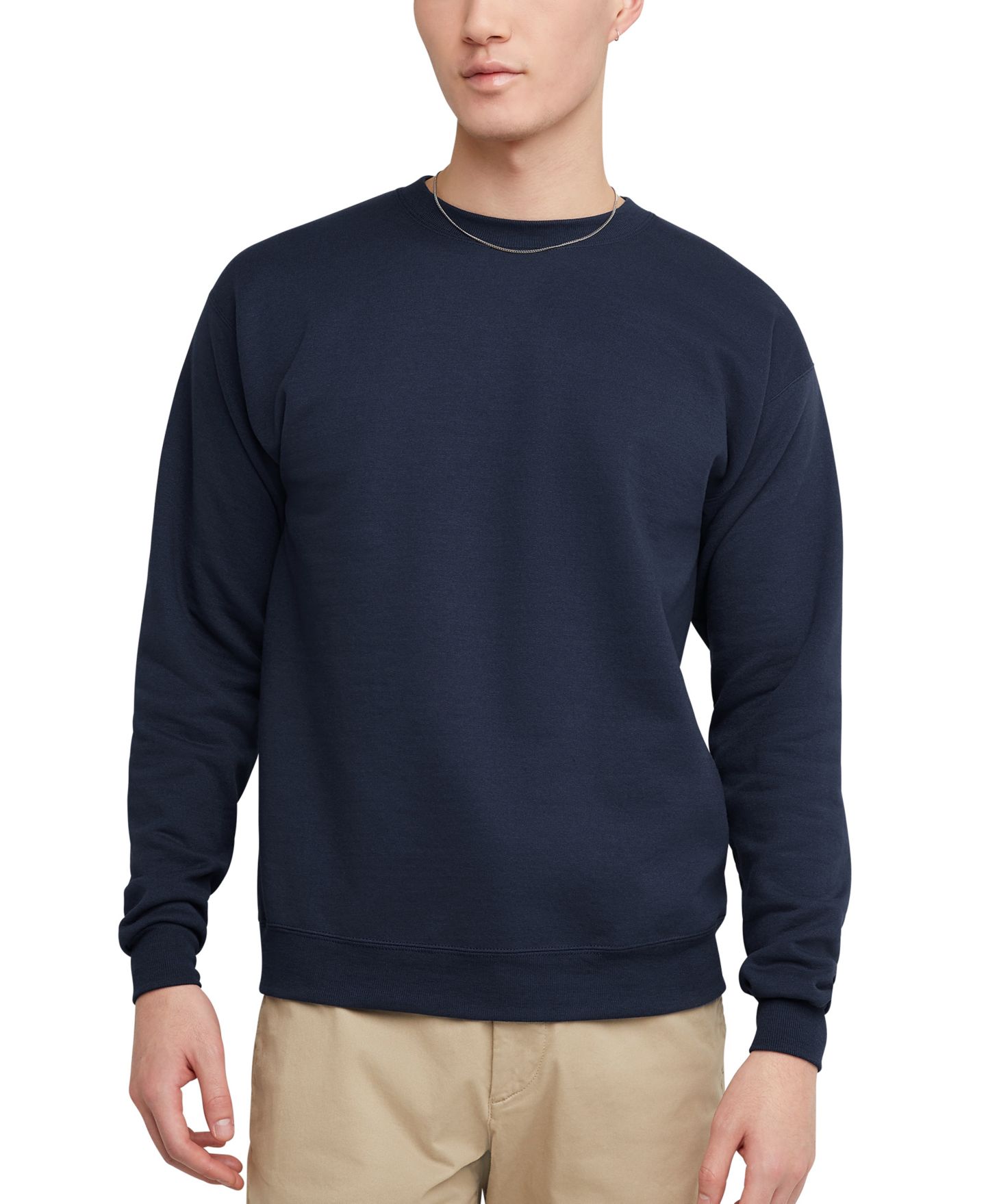 Мужской флисовый свитшот Hanes EcoSmart, набор из 2 шт, цвет: Чёрный — фото 9