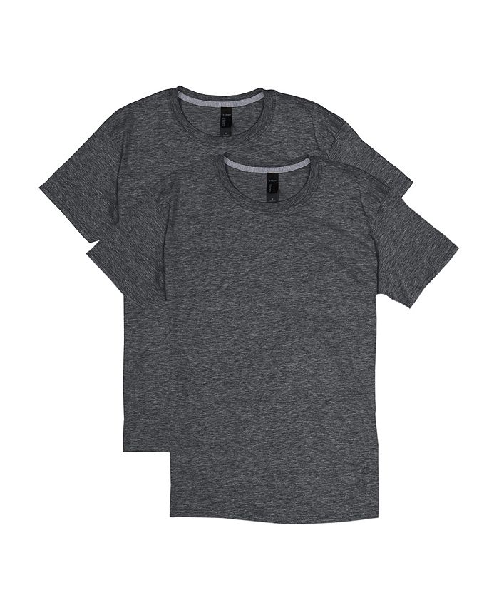 Hanes X-Temp Men's Short Sleeve Crewneck T-Shirt, 2-Pack - Macy's