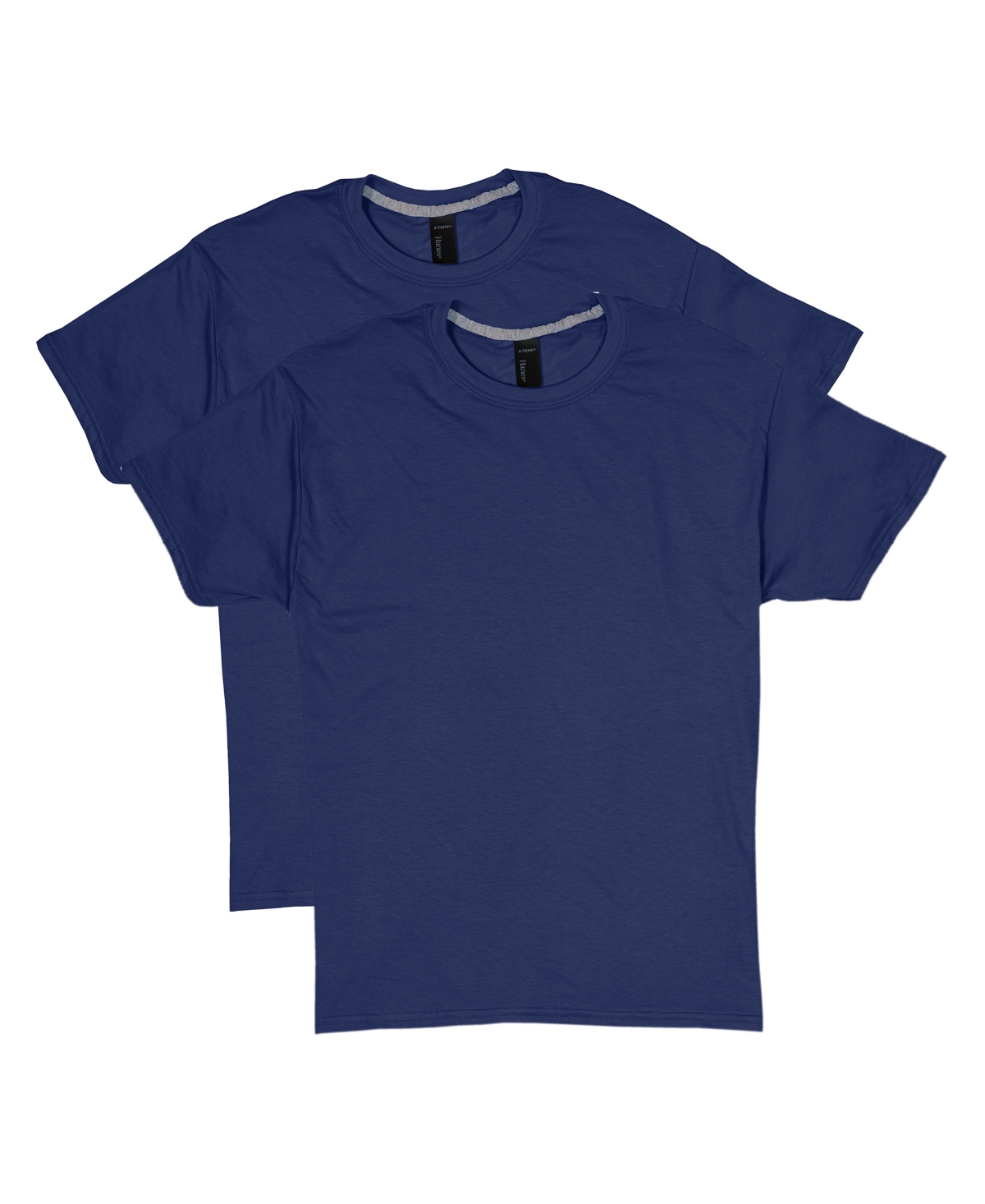 Shop Hanes X-temp Men's Short Sleeve Crewneck T-shirt, 2-pack In Charcoal