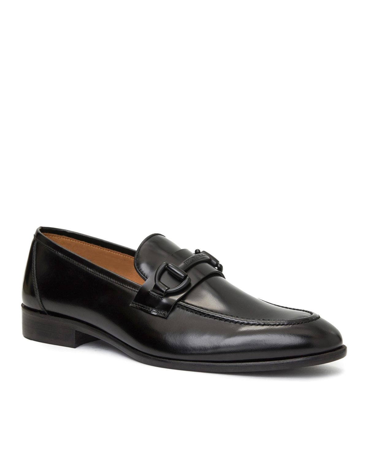 Men's Alessio Leather Bit Loafers - Black