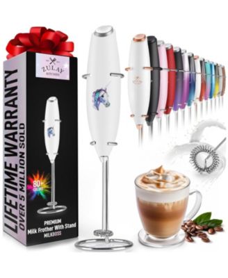 Powerful Milk Frother Wand Ultra Fast Handheld Drink Mixer