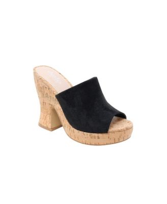 Womens Ditzy High Heel Cork Sandal