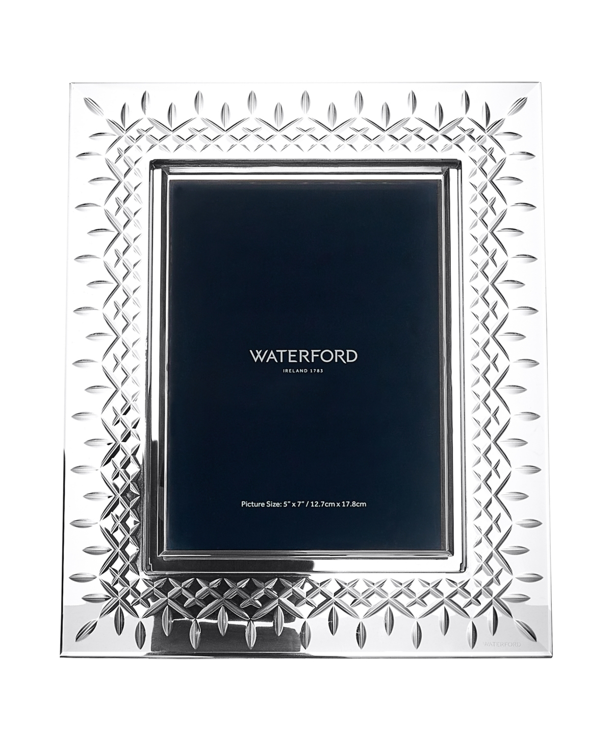 Waterford Lismore Photo Frame 5x7" In Pink