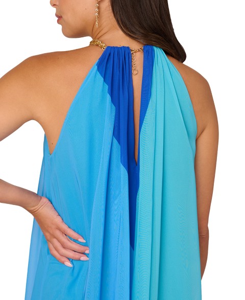 Женские платья Adrianna Papell Women's Colorblocked Halter Dress