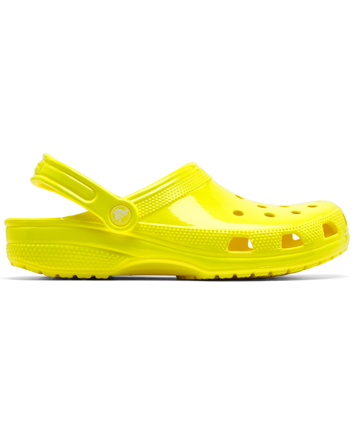 Shop Crocs Men's Classic Neon Clogs From Finish Line In Acidity Yellow