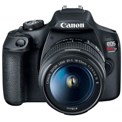 EOS Rebel T7 DSLR Camera with EF-S 18-55mm f/3.5-5.6 IS II Lens and EF 75-300mm f/4-5.6 III Lens