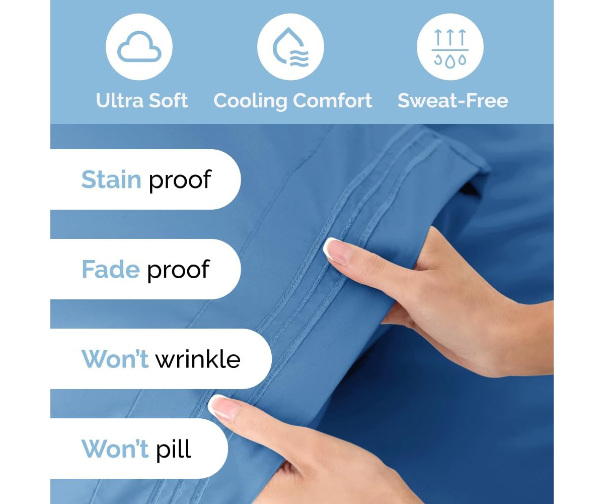 Cgk Unlimited Microfiber Sheet Set 18