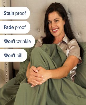 4 Piece Microfiber Sheet Set - Queen