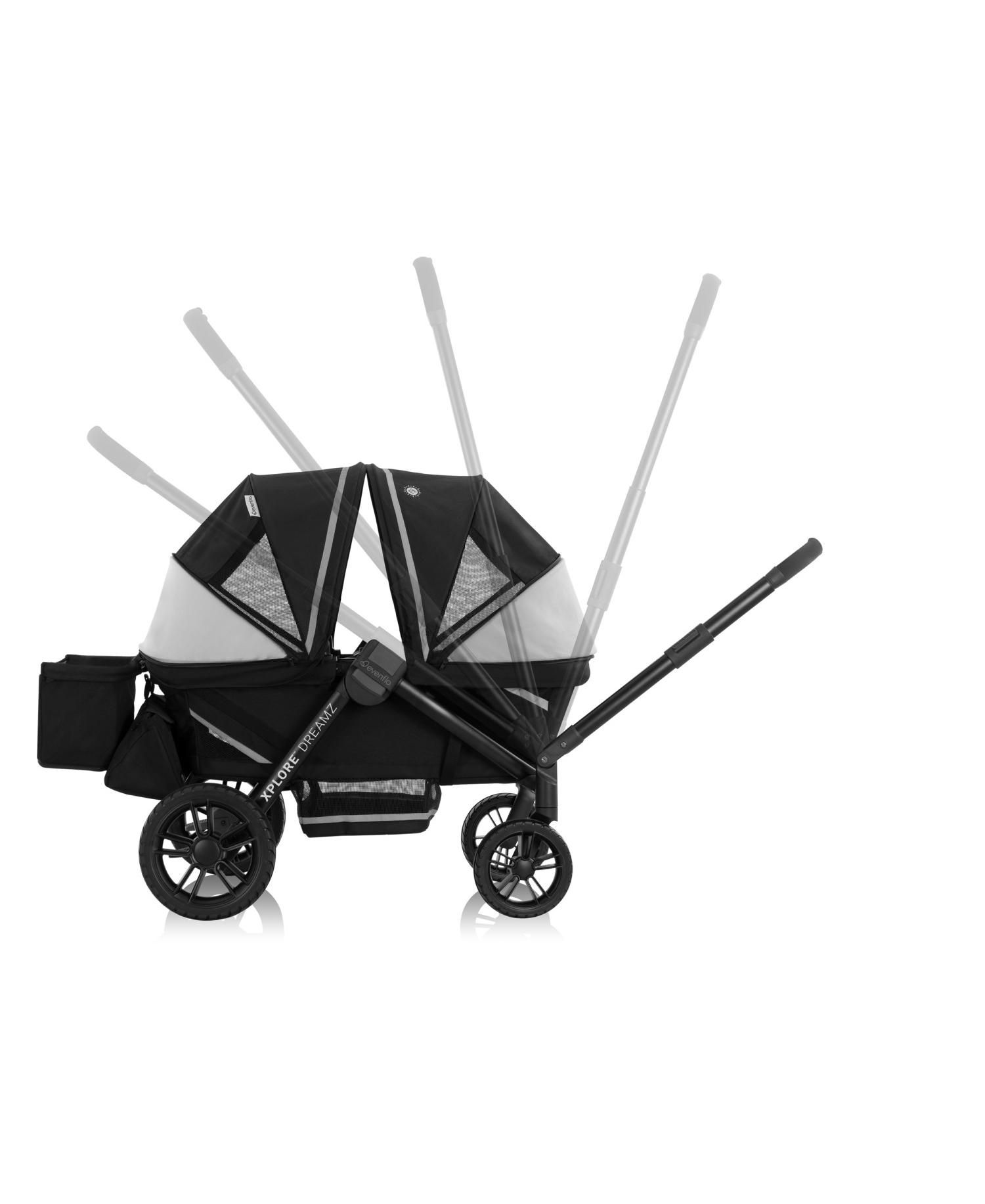 Pivot Xplore Dreamz All-Terrain Stroller Wagon with Bassinett Insert