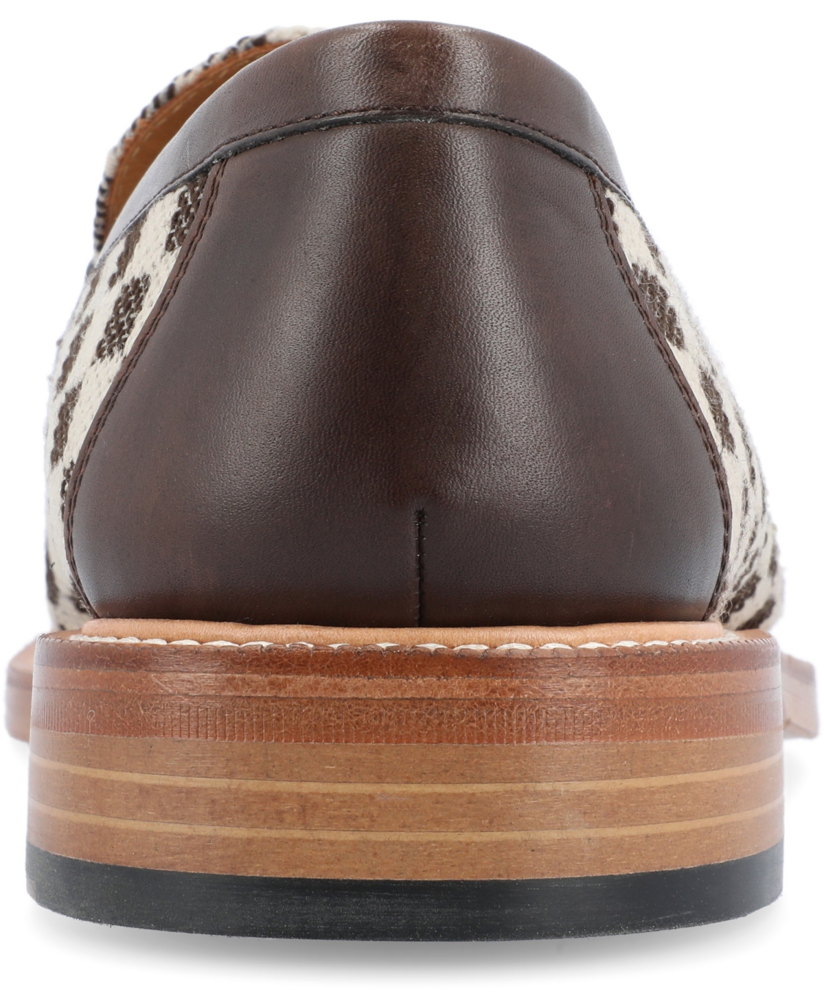 Shop Taft Men's The Fitz Slip-on Penny Loafer In Brown Chec