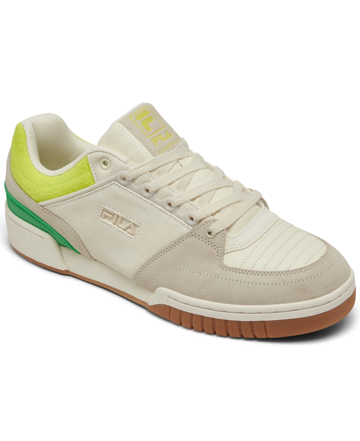 Fila Men's Targa Nt Palm Beach Low Casual Tennis Sneakers From Finish Line In Gold
