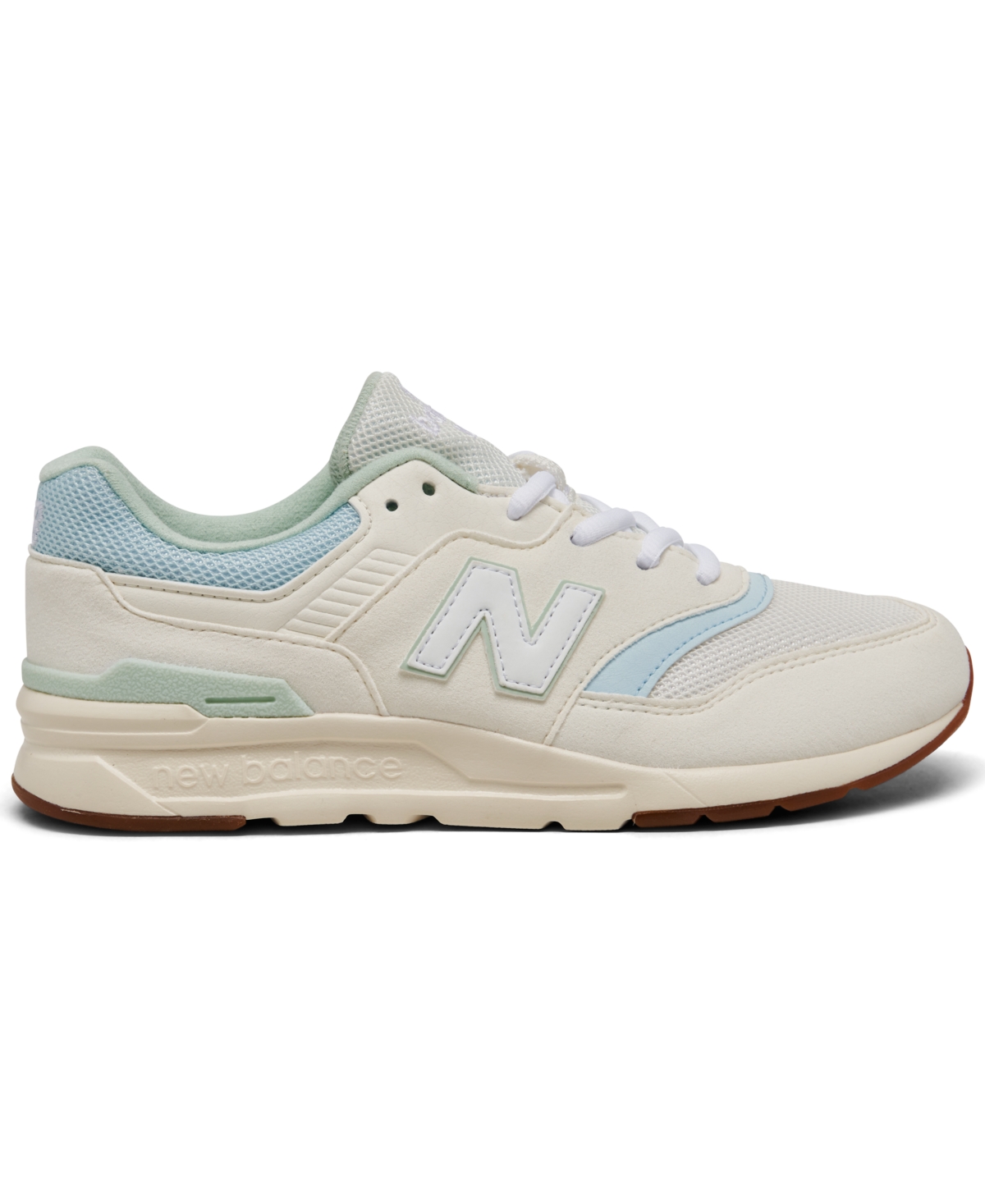 Shop New Balance Big Kids' 997 Casual Sneakers From Finish Line In Sea Salt