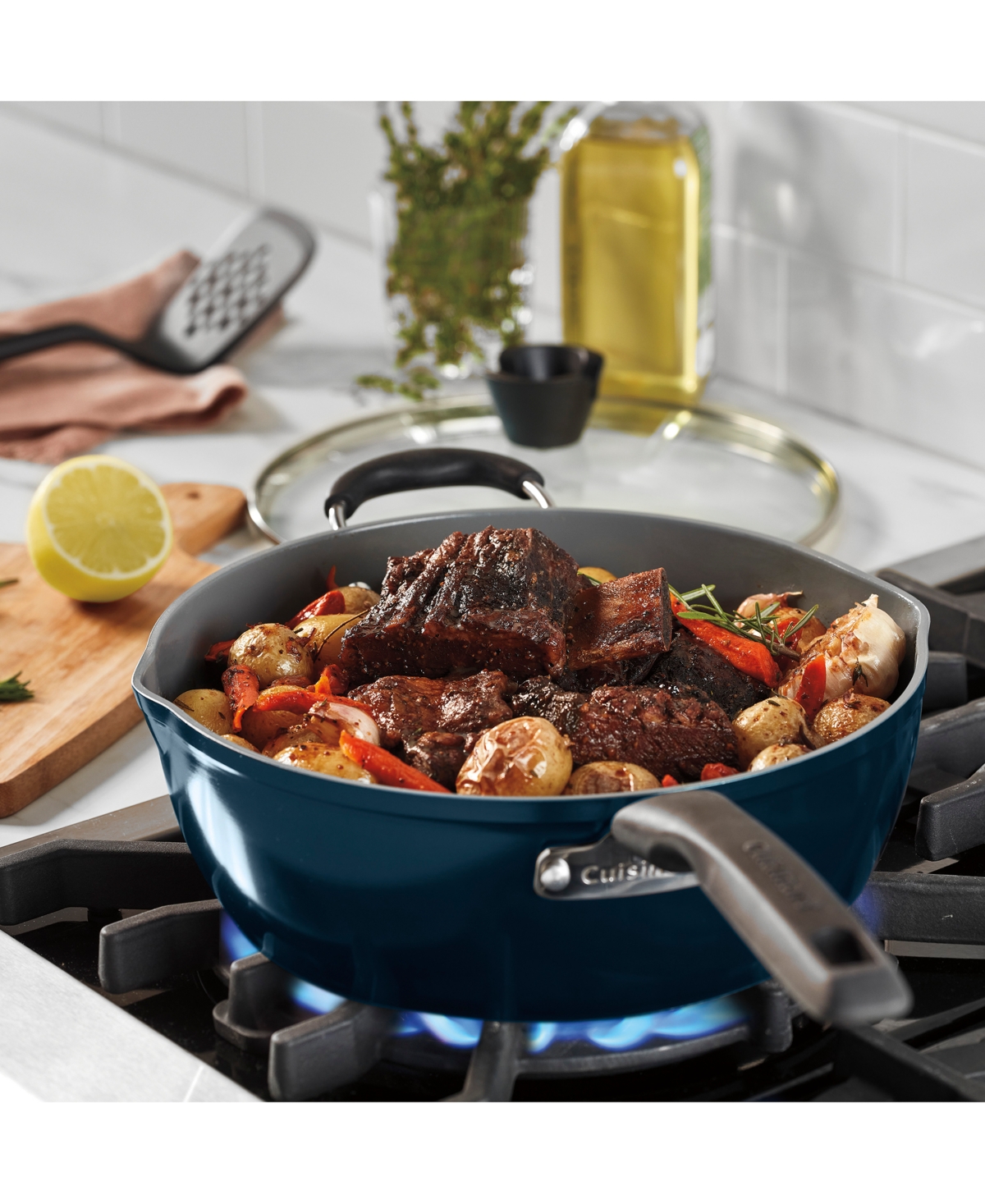 Cuisinart Ceramic Nonstick Preferred Pan 4-pc. Set In Cream