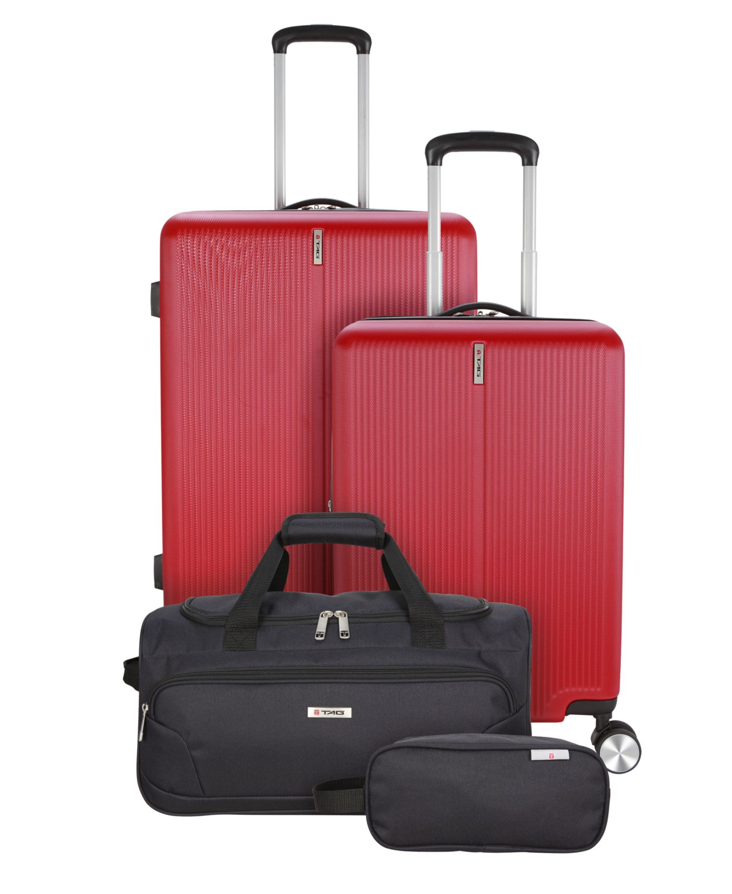 Чемоданы Tag Cityscape 4 Piece Hardside Luggage Set, Created for Macy's, цвет: Синий — фото 33