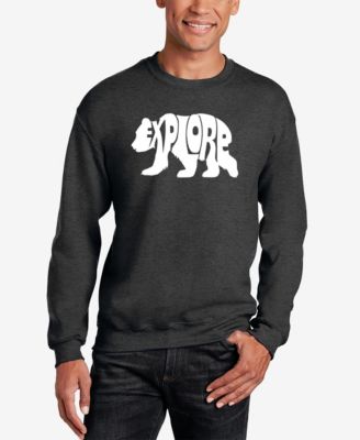 Explore - Men's Word Art Crewneck Sweatshirt