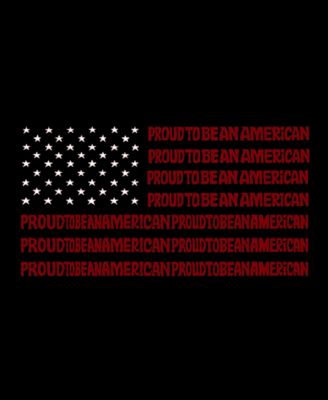 Proud To Be An American - Men's Word Art Long Sleeve T-Shirt