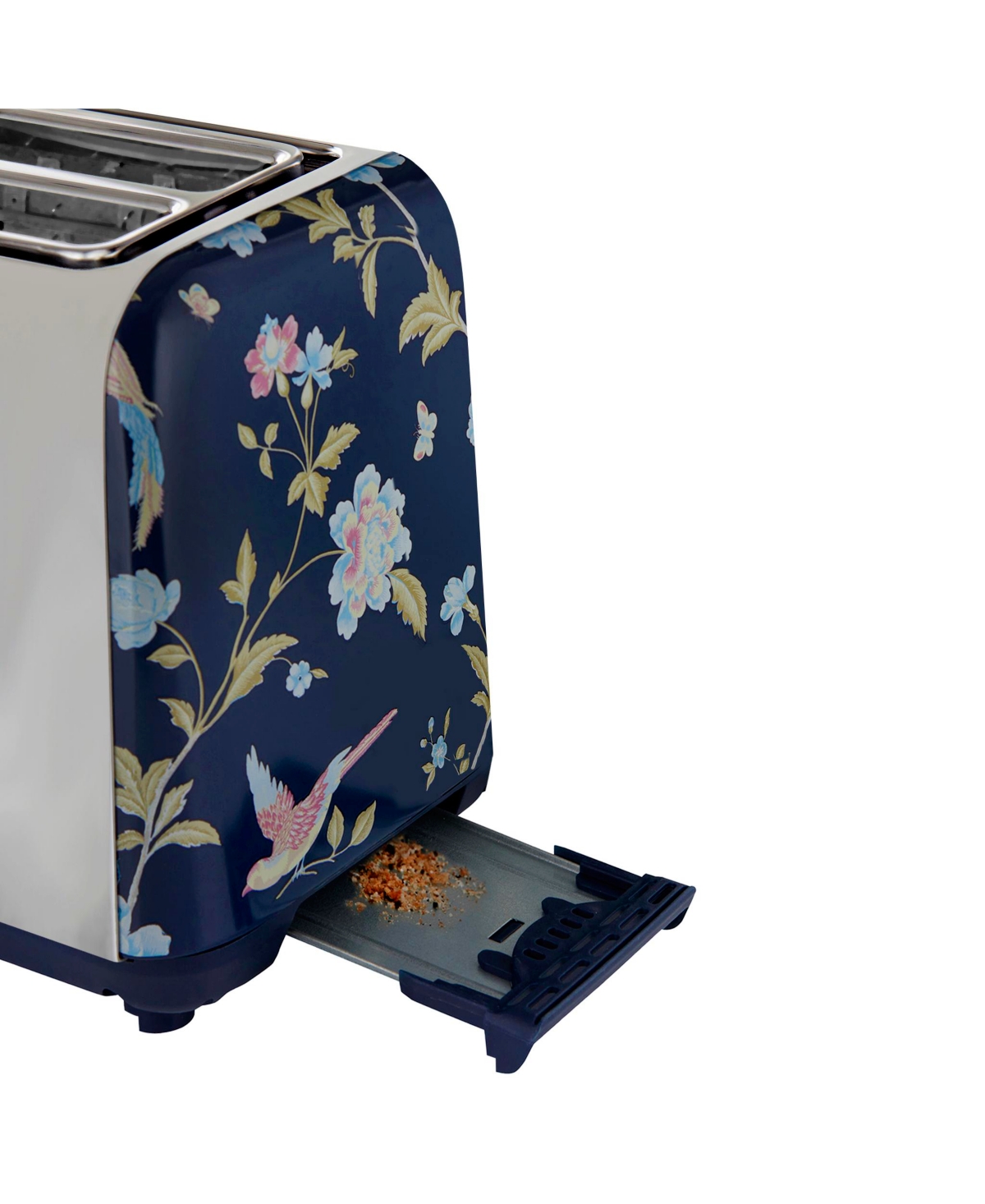 Shop Laura Ashley Elveden Navy 2-slice Toaster In Blue