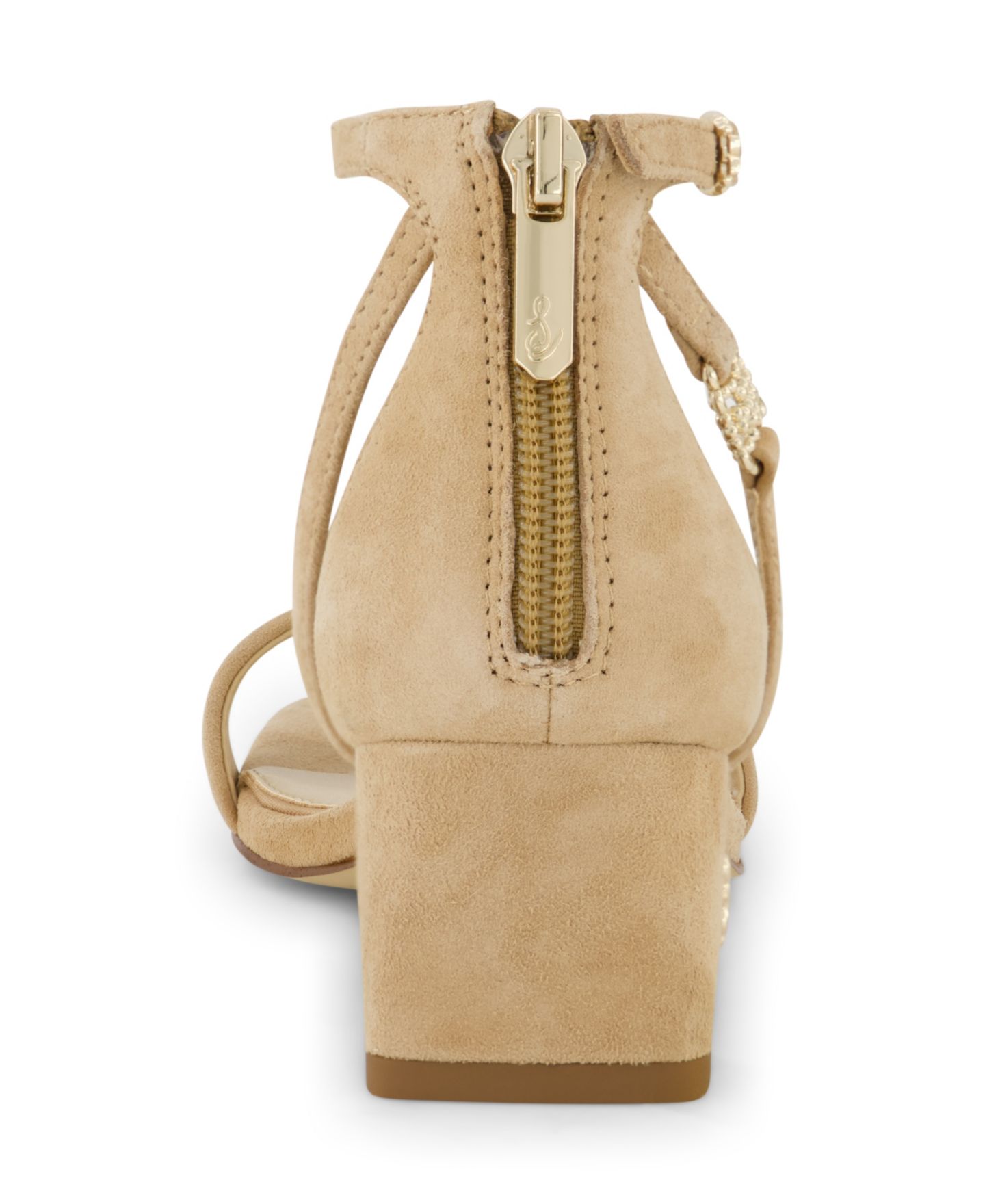 Туфли Sam Edelman Delaney Dezi Ankle Strap Dress Heel для девочек, цвет: Чёрный — фото 9