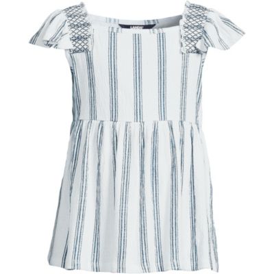 Canotta Ragazza Lands' End Pattern Racerback – Aqua Ice Floral, 100% Cotone