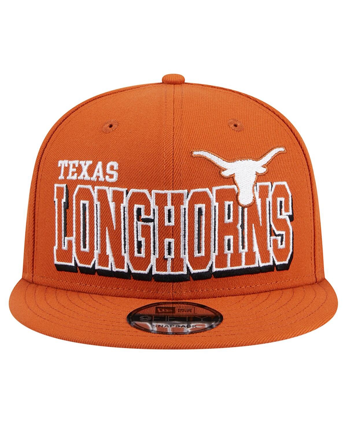 Shop New Era Men's Texas Orange Texas Longhorns Game Day 9fifty Snapback Hat In Burnt Oran