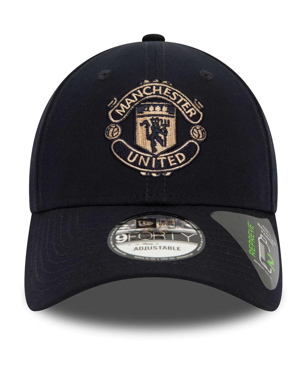 New Era Men'sManchester United Seasonal Color 9forty Adjustable Hat - Black