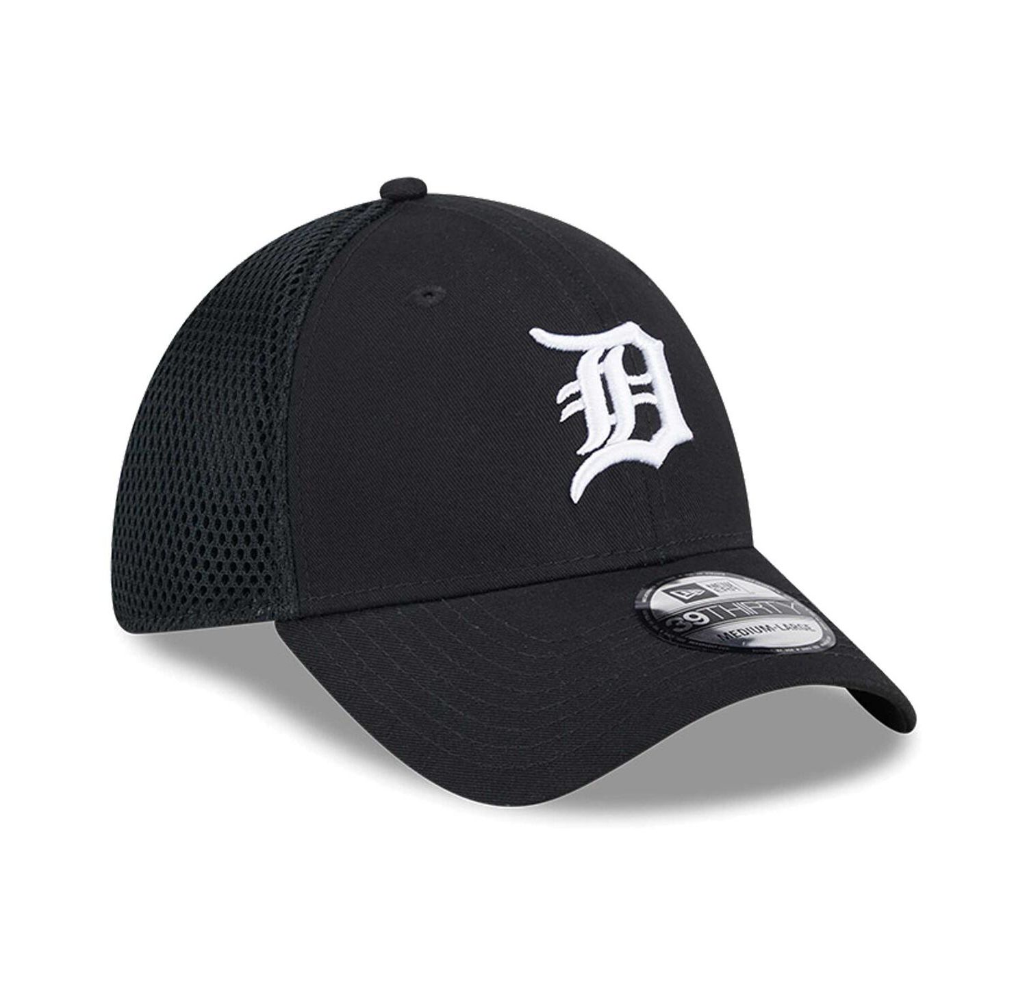 Men's Detroit Tigers Evergreen Black White Neo 39Thirty Flex Hat