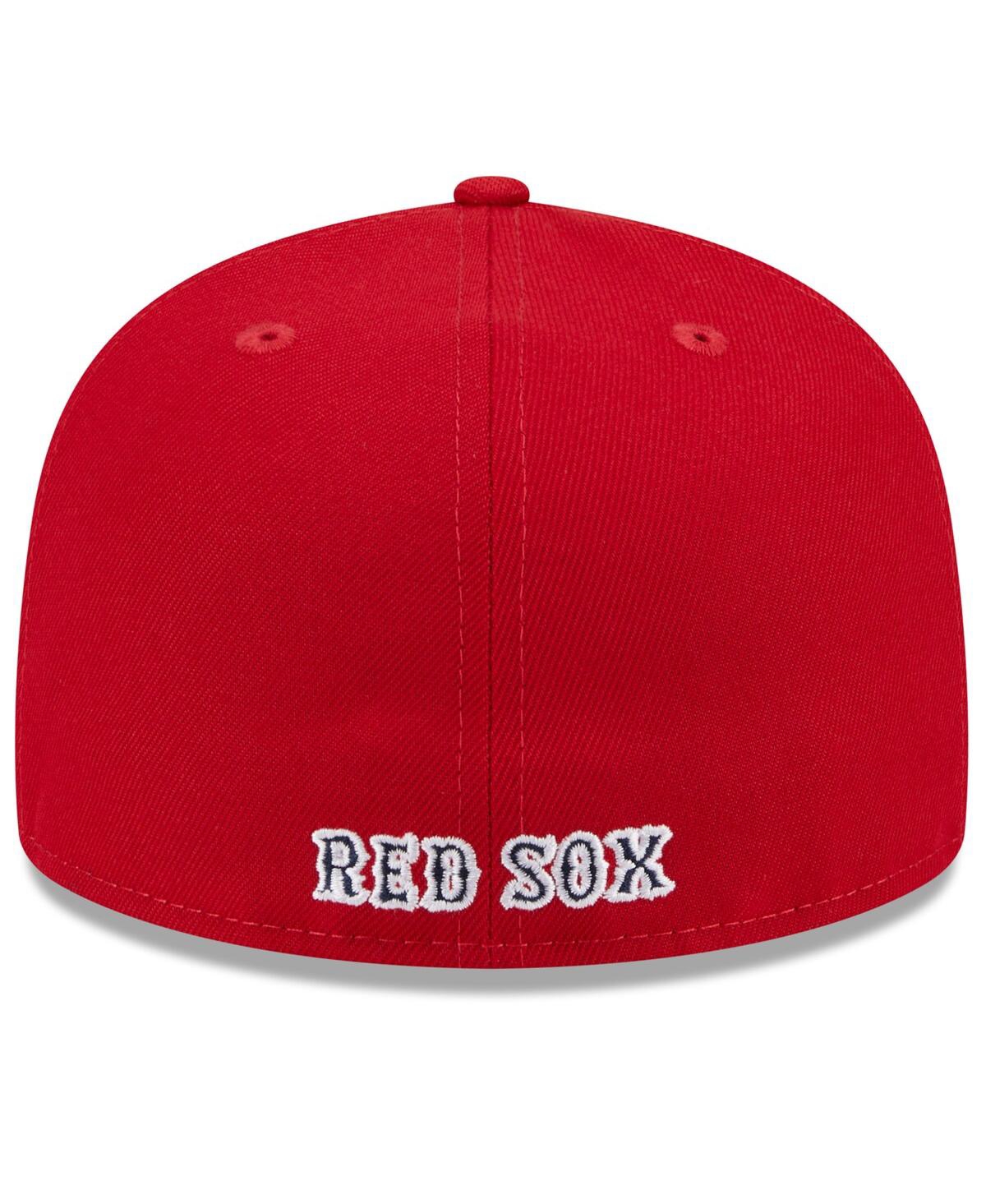 NEW ERA MEN'S NAVY/RED BOSTON RED SOX GAMEDAY SIDESWIPE 59FIFTY FITTED HAT 