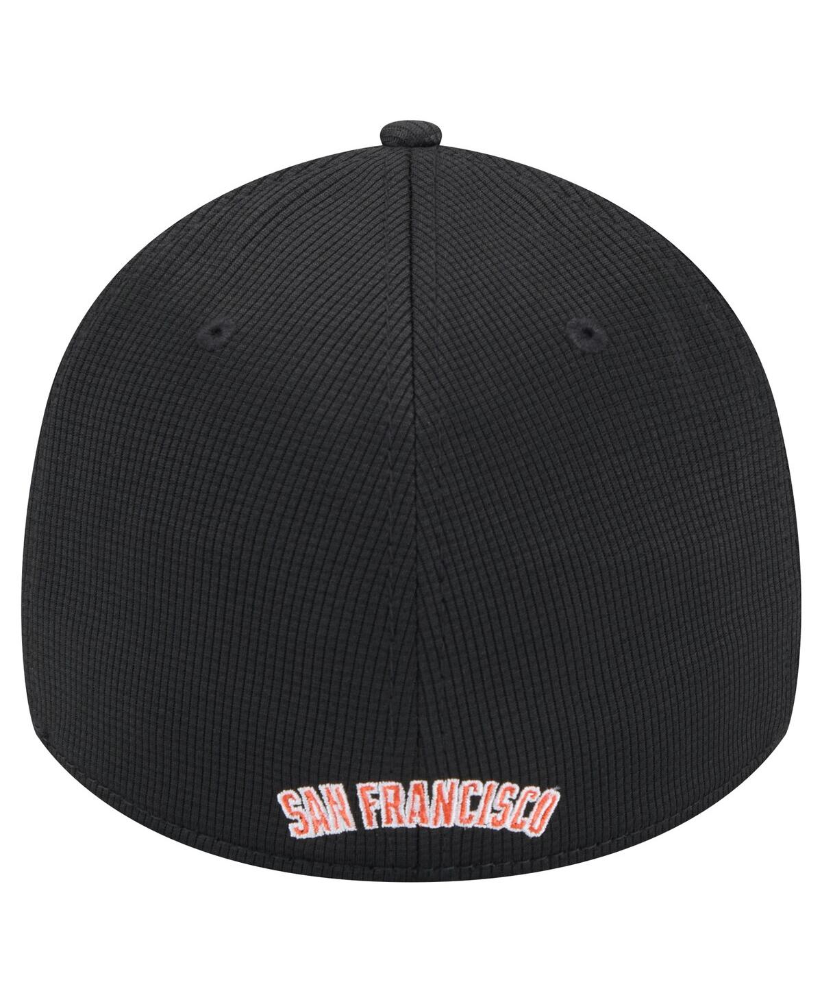 Shop New Era Men's Black San Francisco Giants Active Pivot 39thirty Flex Hat