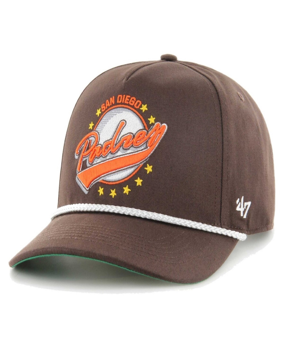 47 Brand Men's Brown San Diego Padres Wax Pack Collection Premier Hitch Adjustable Hat - Brown