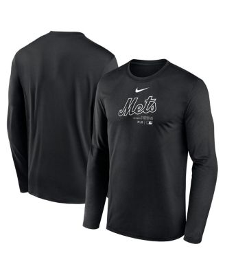 Nike Men's Black New York Mets Authentic Collection Practice