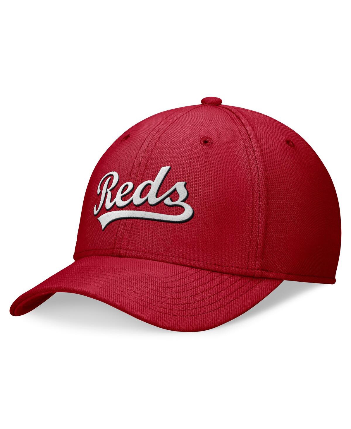 Nike Men's Red Cincinnati Reds Evergreen Performance Flex Hat In Gym Red