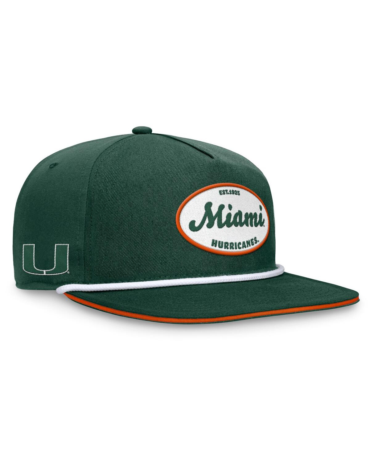 Shop Top Of The World Men's Green Miami University Redhawks Iron Golfer Adjustable Hat In Field Gree