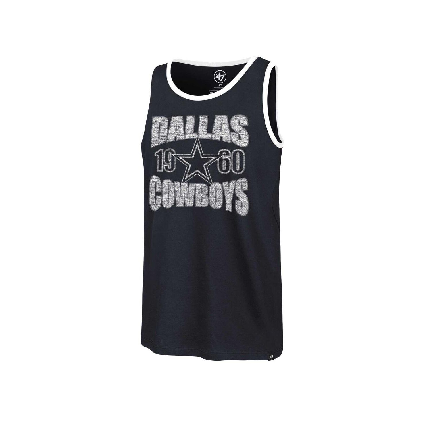 47 Brand Men's Navy Dallas Cowboys Upload Franklin Tank Top