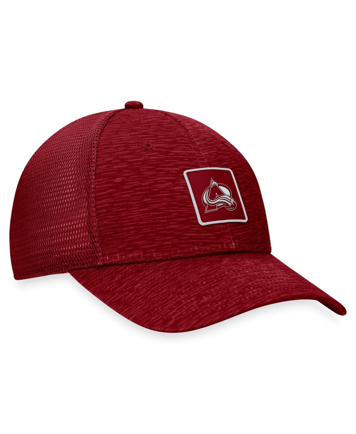 Fanatics Branded Women's Burgundy Colorado Avalanche Authentic Pro Road Trucker Adjustable Hat In Dark Garnt