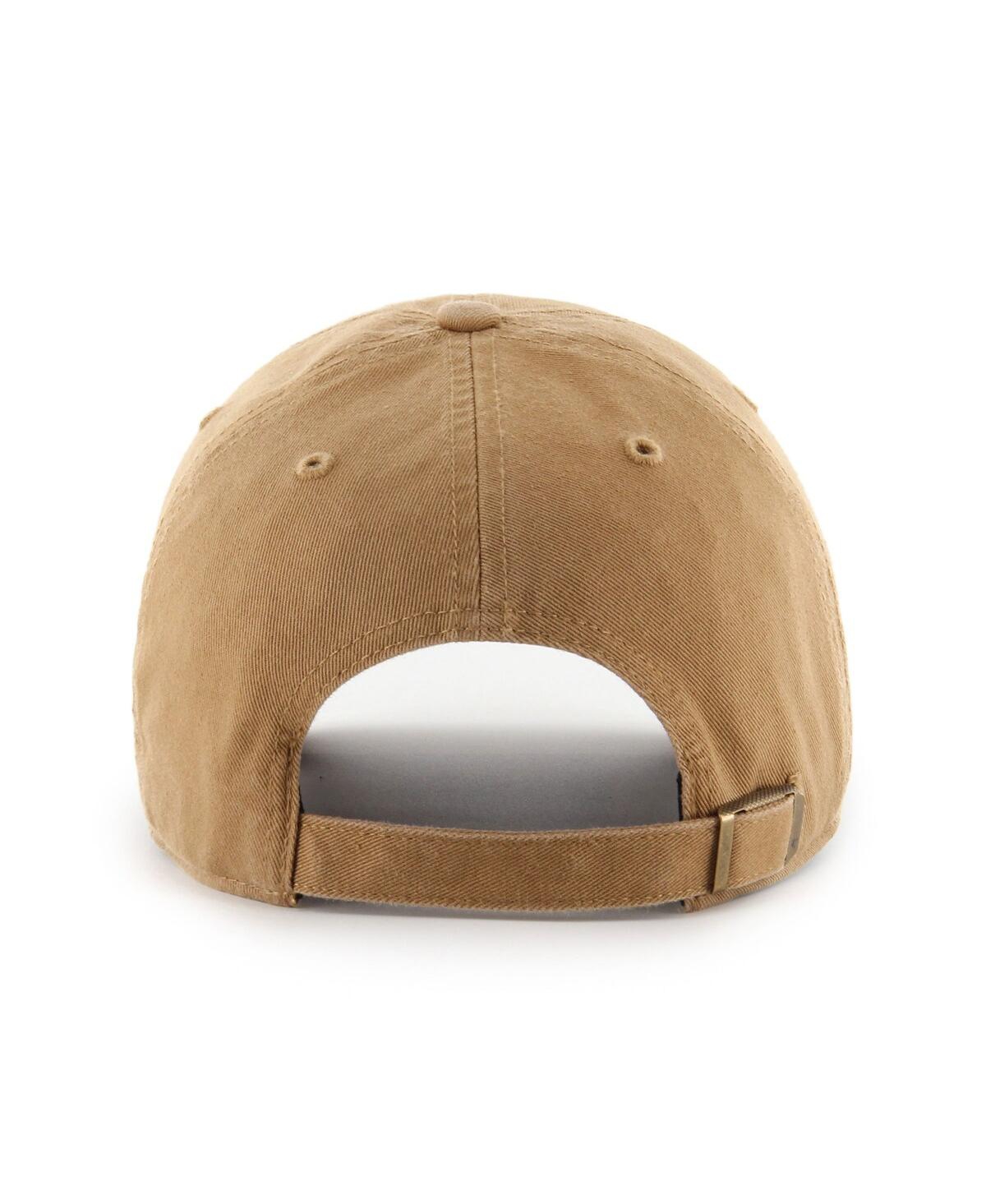 47 Brand Men's Tan Utah Jazz Ballpark Clean Up Adjustable Hat In Tan
