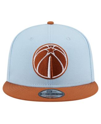 Men's Light Blue/Brown Washington Wizards 2-Tone Color Pack 9Fifty Snapback Hat