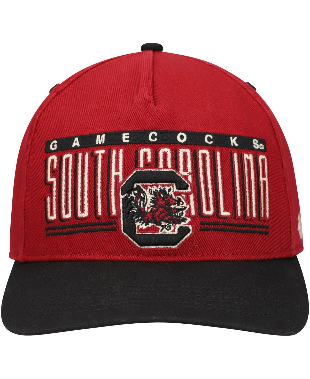 Shop 47 Brand Men's Garnet South Carolina Gamecocks Double Header Hitch Adjustable Hat