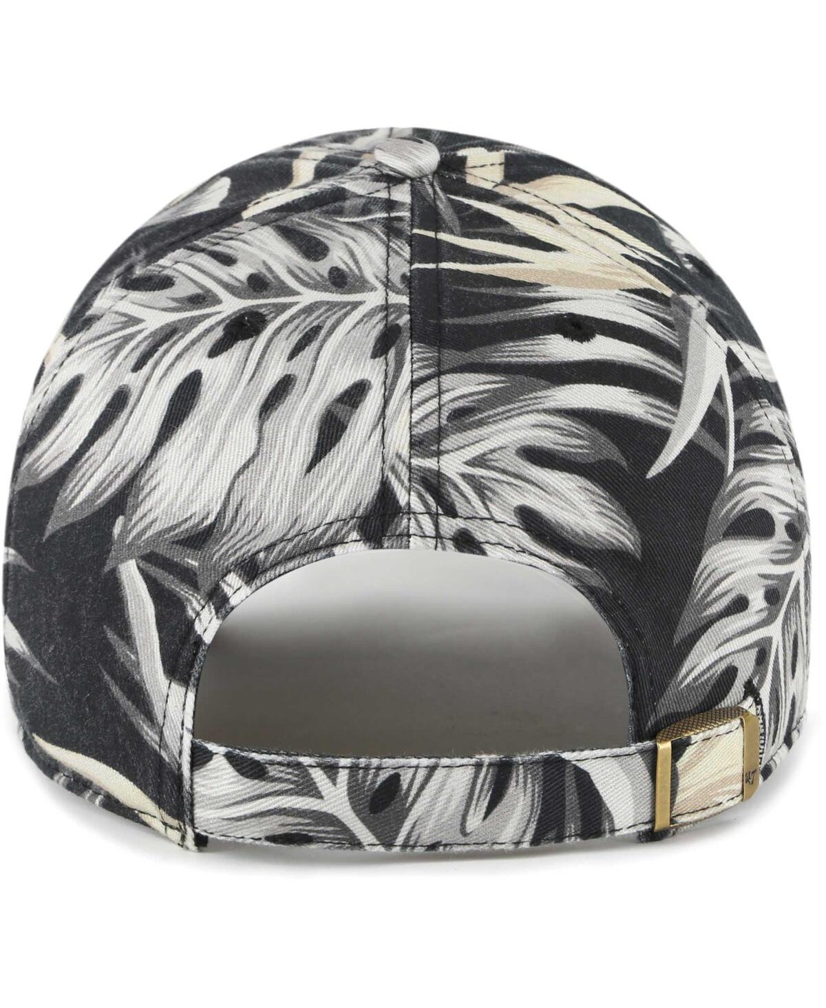 Shop 47 Brand 47 Women's Black Las Vegas Raiders Tropicalia Clean Up Adjustable Hat