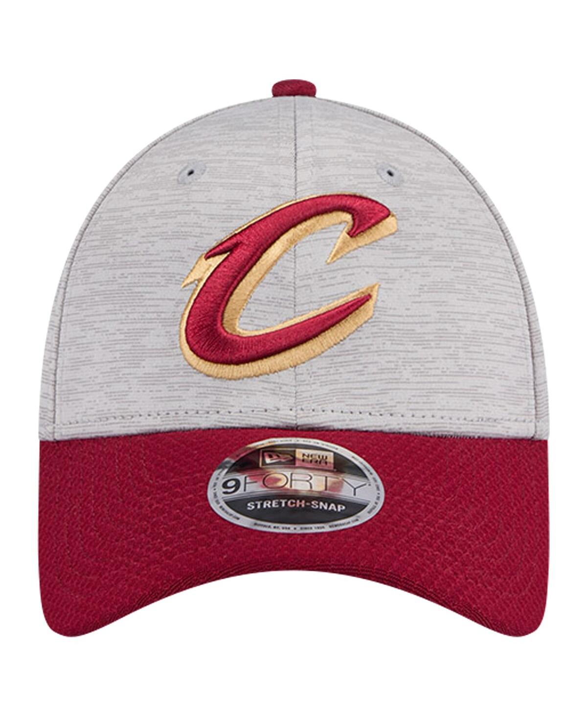 New Era Men'say/Wine Cleveland Cavaliers Active Digi-Tech Two-Tone 9forty Adjustable Hat