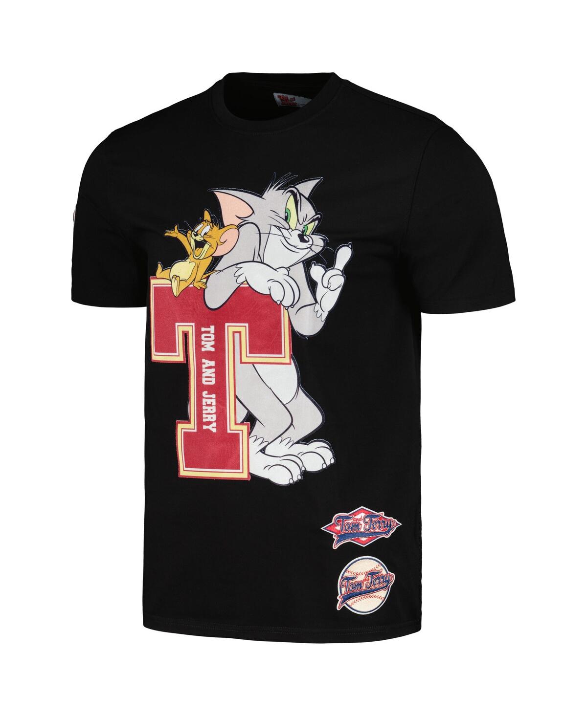 FREEZE MAX UNISEX BLACK TOM AND JERRY UNIVERSITY T-SHIRT 