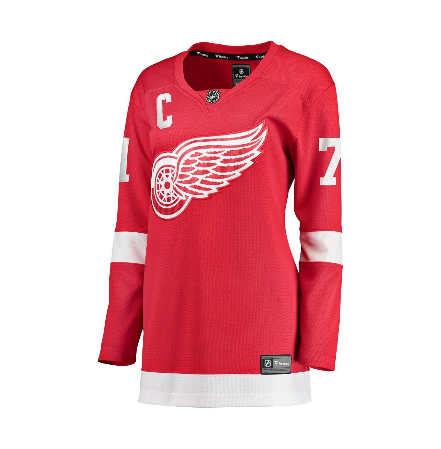Женский топ Fanatics Branded Dylan Larkin Red Detroit Red Wings Home Breakaway Player Jersey — фото 2