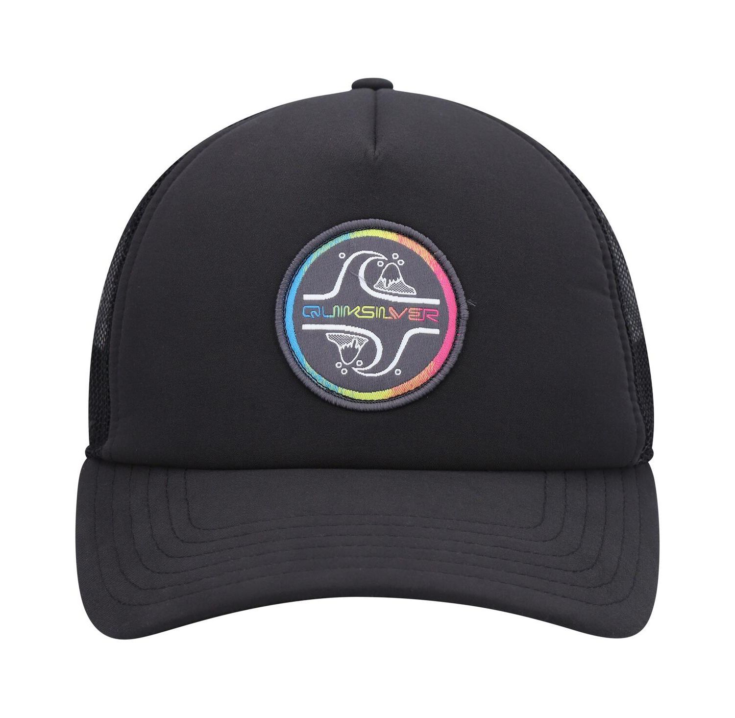 Quicksilver Men's Black Groundswell Trucker Snapback Hat