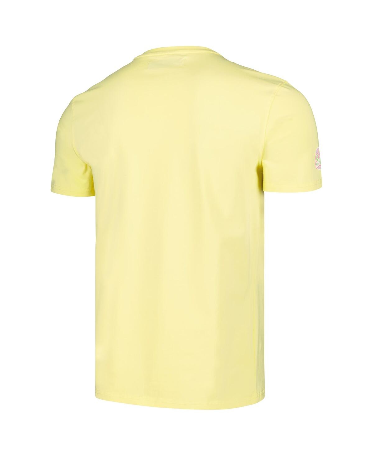 Freeze Max Men's Yellow The Simpsons Bart T-shirt In Yellow