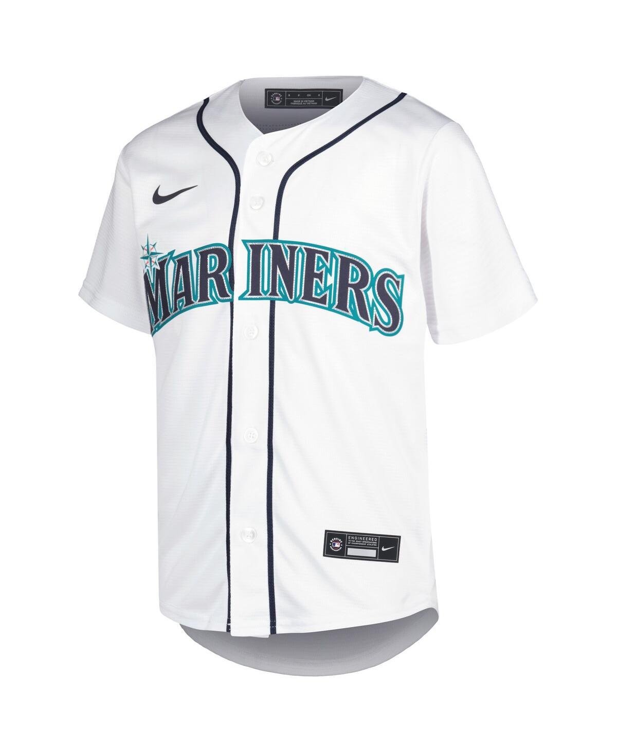Nike Youth Julio Rodriguez White Seattle Mariners Home Replica Player Jersey - B10white