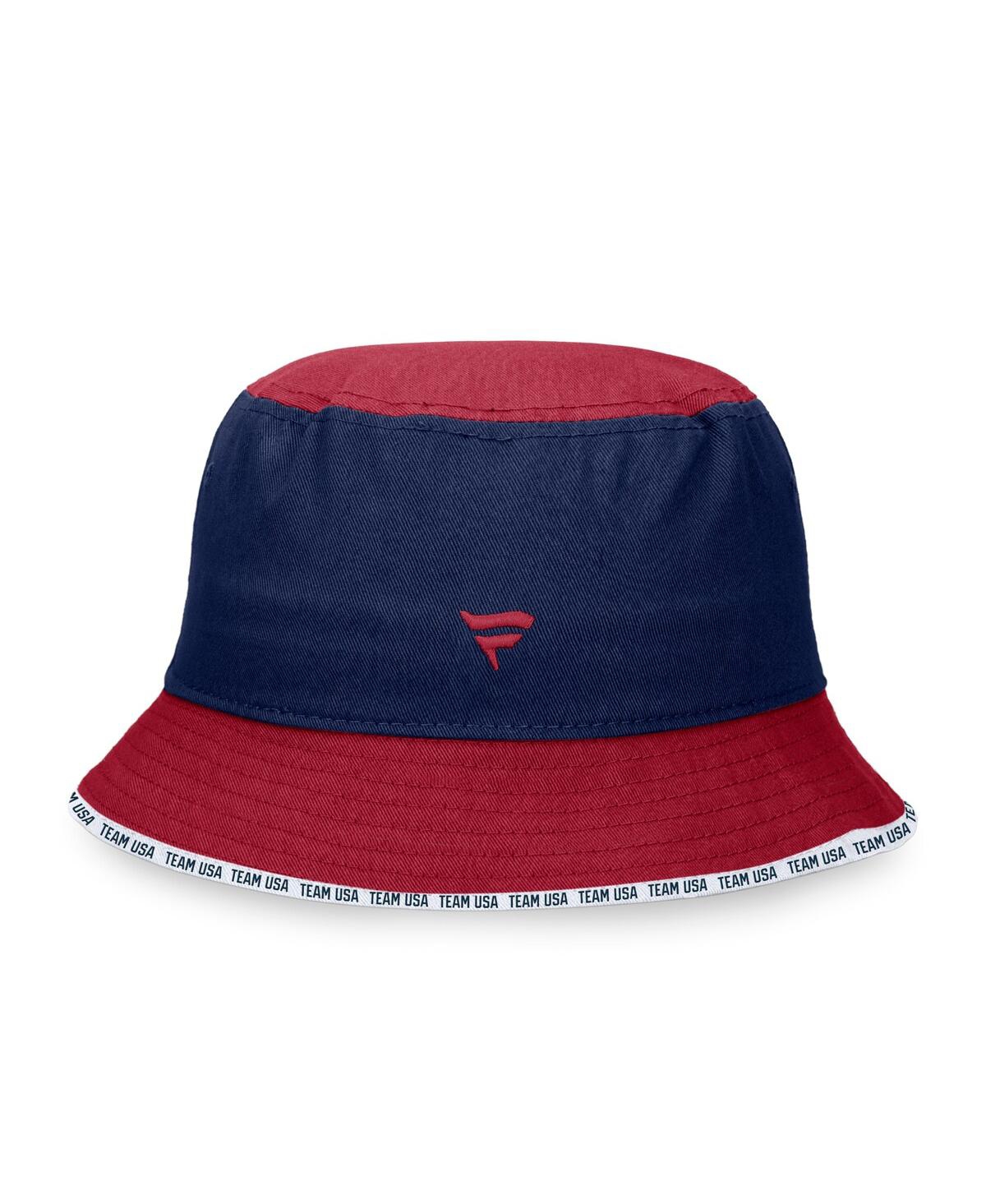 Shop Fanatics Branded Men's Navy Team Usa Bucket Hat In An,bc