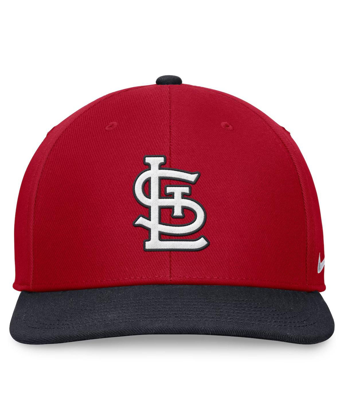 Shop Nike Men's Red/navy St. Louis Cardinals Evergreen Two-tone Snapback Hat In Gmrd,ptibl