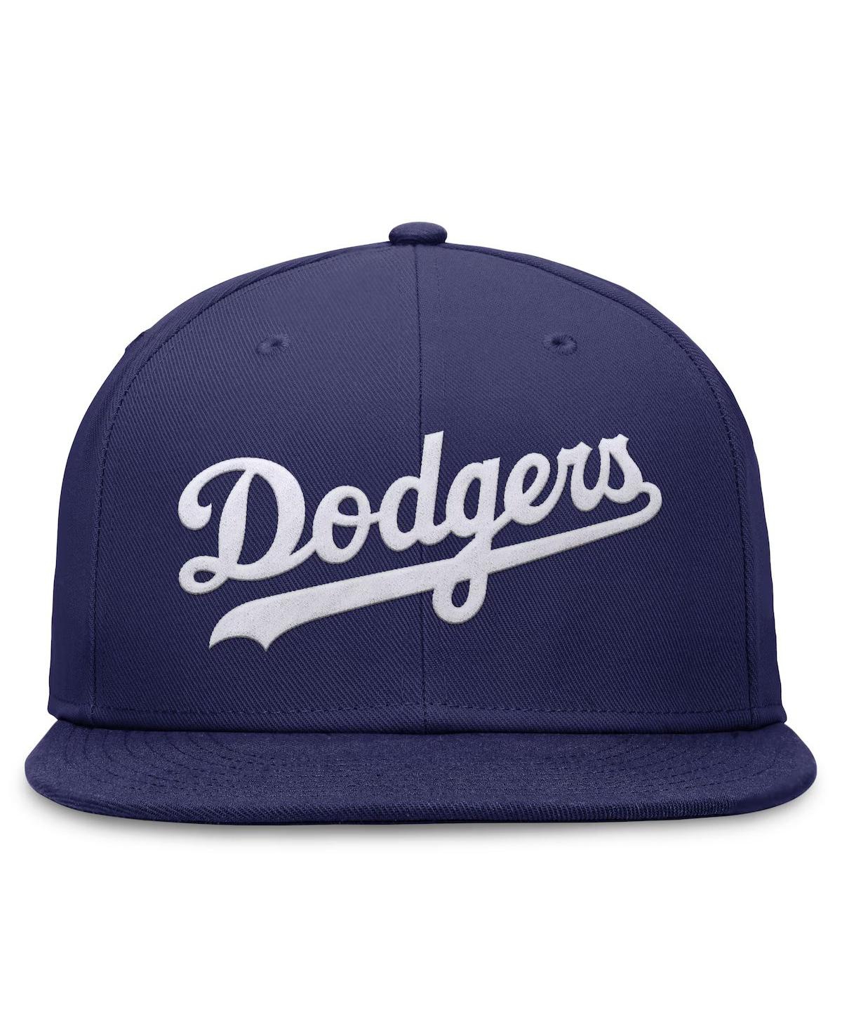 Shop Nike Men's Royal Los Angeles Dodgers Evergreen Performance Fitted Hat In Blue