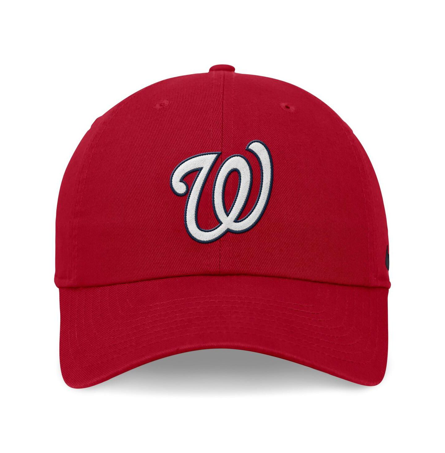 Мужская кепка Nike Red Washington Nationals Evergreen Club Adjustable Hat — фото 3